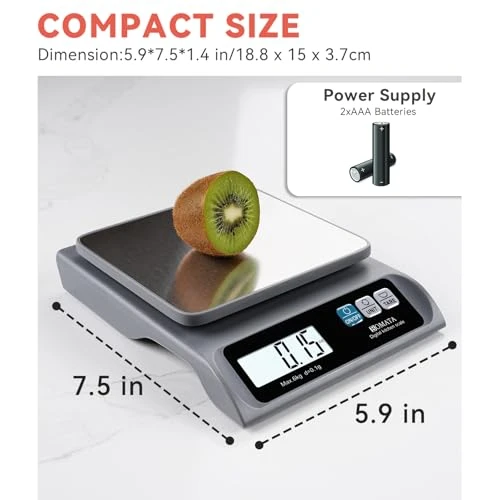 Food Scale with Removable Stainless Steel Pan — Kitchen Gadgets, BOMATA