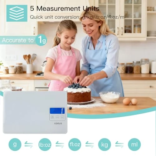 Food Scale with USB Rechargeable — Kitchen Gadgets, AZEUS