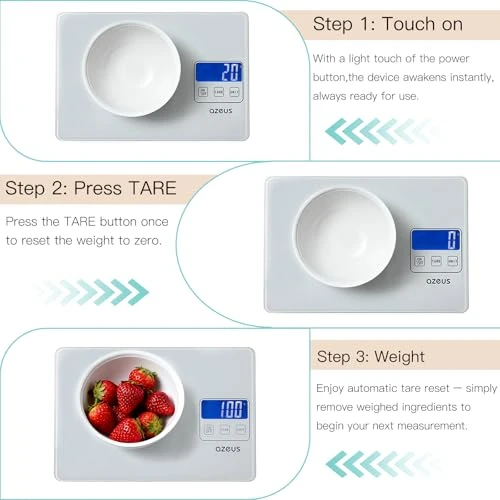 Food Scale with USB Rechargeable — Kitchen Gadgets, AZEUS