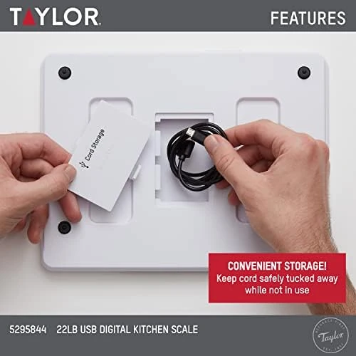 High Capacity Kitchen Food Scale with Stainless Steel Surface — Kitchen Gadgets, Taylor
