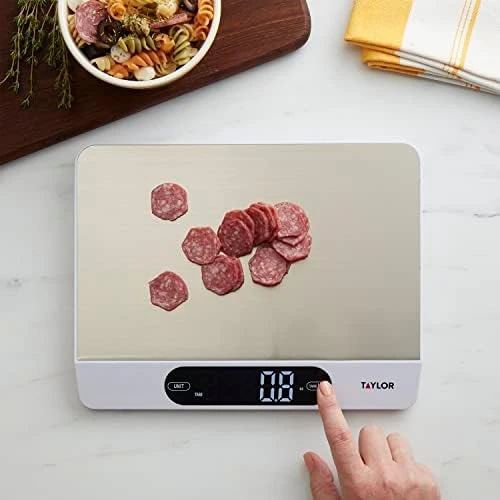 High Capacity Kitchen Food Scale with Stainless Steel Surface — Kitchen Gadgets, Taylor