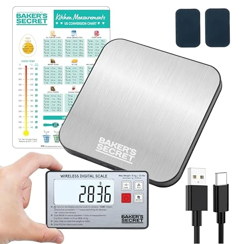 Kitchen Scale 33lbs with Wireless Display — Kitchen Gadgets, Baker's Secret