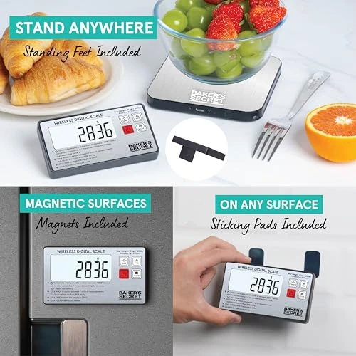Kitchen Scale 33lbs with Wireless Display — Kitchen Gadgets, Baker's Secret