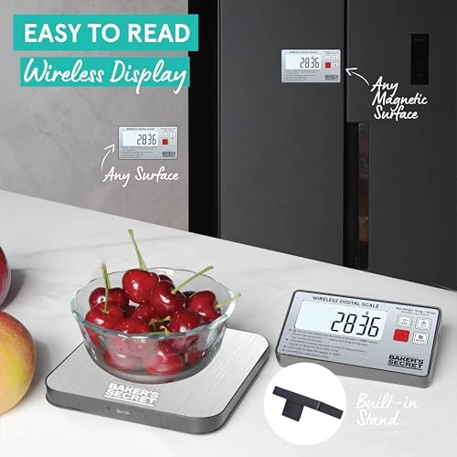 Kitchen Scale 33lbs with Wireless Display — Kitchen Gadgets, Baker's Secret