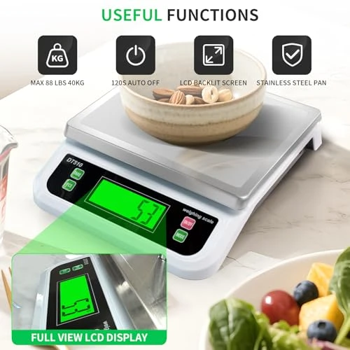 Large Digital Kitchen Scale 40kg — Kitchen Gadgets, LNXDMWMS