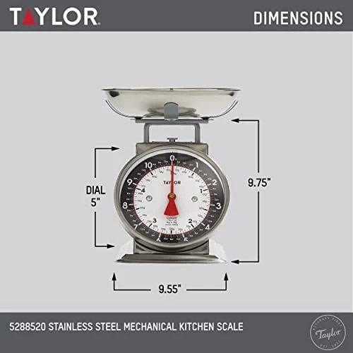 Mechanical Kitchen Food Scale with Bowl — Kitchen Gadgets, Taylor