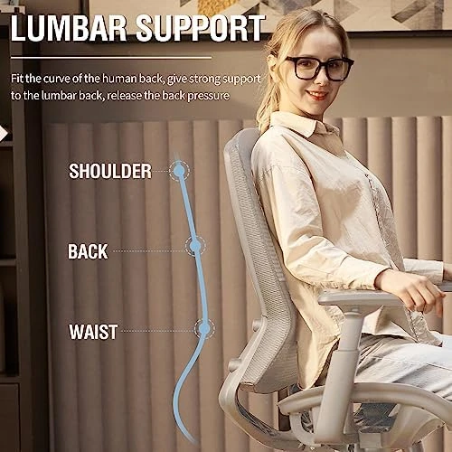 Mesh Office Chair with Ergonomic Design — Smart Chairs, ELABEST