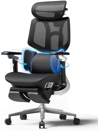 Smart Ergonomic Chair with Lumbar Tracking — Smart Chairs, Hbada