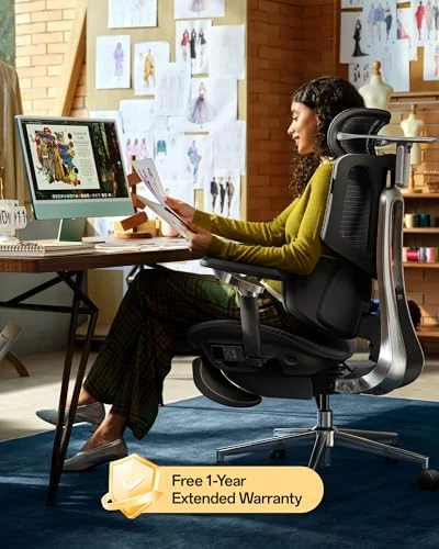 Smart Ergonomic Chair with Lumbar Tracking — Smart Chairs, Hbada