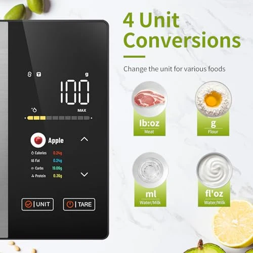 Smart Food Kitchen Scale with Nutritional Calculator — Smart Scale, GOAKICHGO