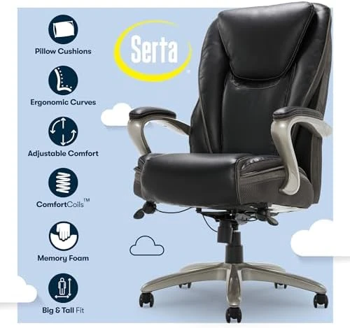 Smart Layers Ergonomic High-Back Office Chair — Smart Chairs, Serta