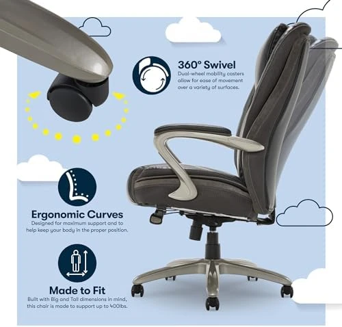 Smart Layers Ergonomic High-Back Office Chair — Smart Chairs, Serta