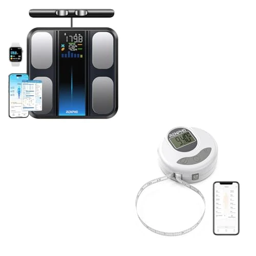 Smart Scale with 8 Electrodes & Body Measuring Tape — Smart Scale, RENPHO