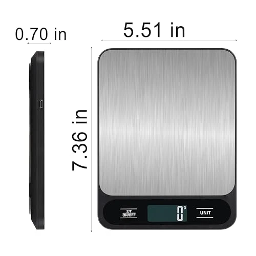 USB Rechargeable Digital Kitchen Scale — Kitchen Gadgets, VITSOL
