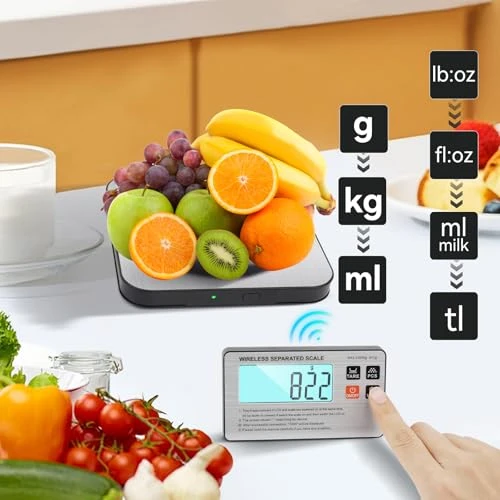 Wireless Separated Food Scale — Kitchen Gadgets, SHGMEET