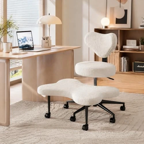 Ergonomic Cross Legged Office Chair Extra Wide for ADHD and Meditation — Smart Chairs, Pinmoco