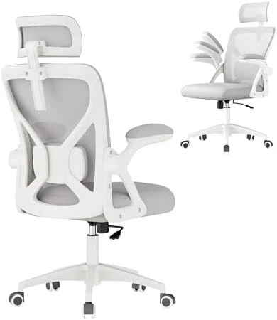 Ergonomic Mesh Office Chair with Adjustable Lumbar Support and Headrest — Smart Chairs, VASAGLE