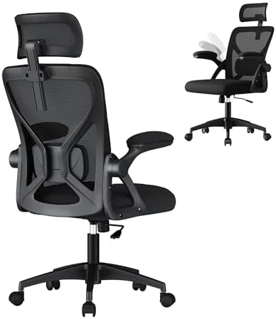 Ergonomic Mesh Office Chair with Adjustable Lumbar Support and Headrest — Smart Chairs, VASAGLE