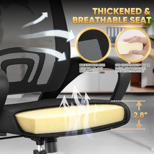 Ergonomic Office Chair Pack of 2 — Smart Chairs, Magshion