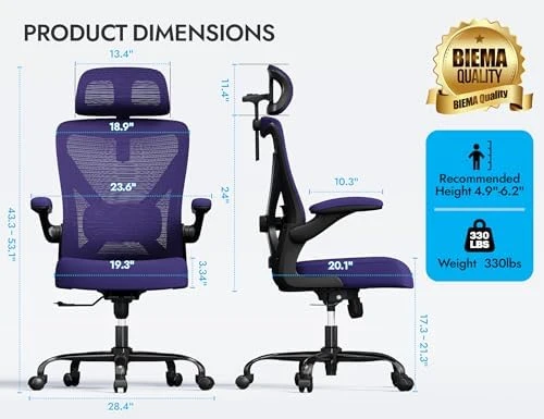 Ergonomic Office Chair with Back Support — Smart Chairs, Ergalithic