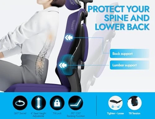 Ergonomic Office Chair with Back Support — Smart Chairs, Ergalithic