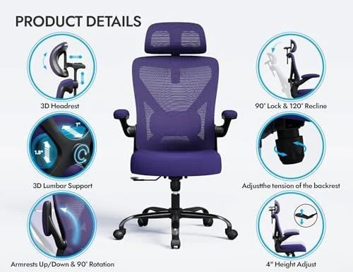 Ergonomic Office Chair with Back Support — Smart Chairs, Ergalithic