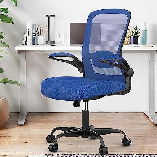 Ergonomic Office Chair with Flip-up Armrests & 135° Recline — Smart Chairs, Mimoglad