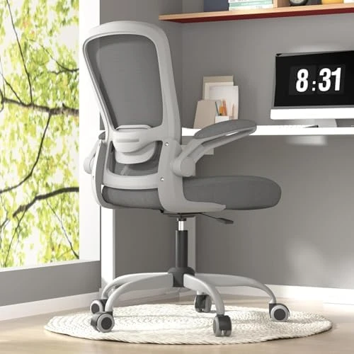 Ergonomic Office Chair with Flip-up Armrests & 135° Recline — Smart Chairs, Mimoglad
