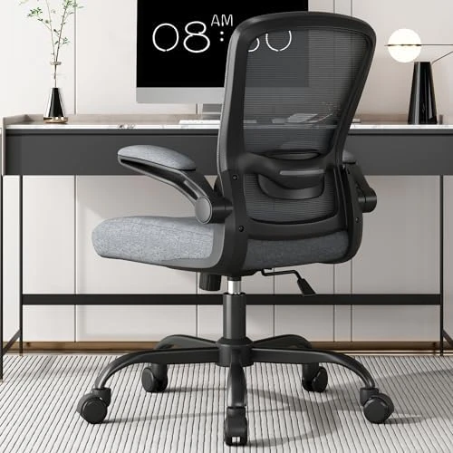 Ergonomic Office Chair with Flip-up Armrests & 135° Recline — Smart Chairs, Mimoglad