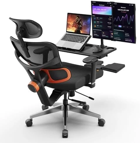 Ergonomic Office Chair with Footrest — Smart Chairs, NEWTRAL