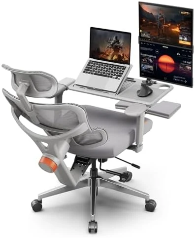 Ergonomic Office Chair with Footrest — Smart Chairs, NEWTRAL