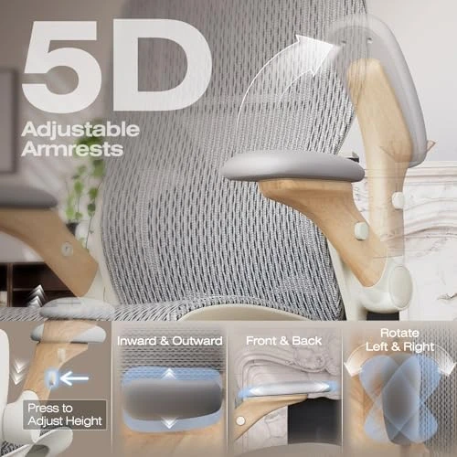 Ergonomic Office Chair with Footrest — Smart Chairs, ELABEST