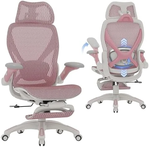 Ergonomic Office Chair with Footrest — Smart Chairs, ELABEST