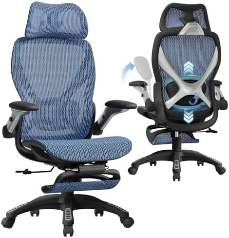 Ergonomic Office Chair with Footrest — Smart Chairs, ELABEST