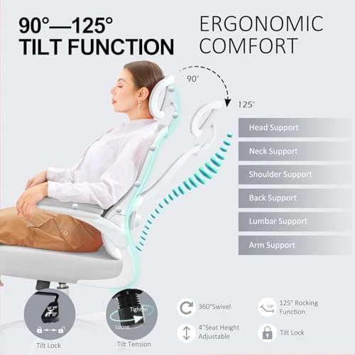 Ergonomic Office Chair — Smart Chairs, TUKAKA