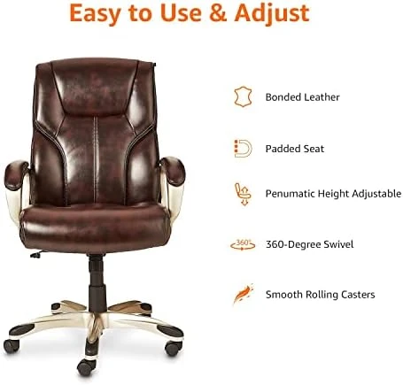 Executive High Back Office Chair — Smart Chairs, Amazon Basics