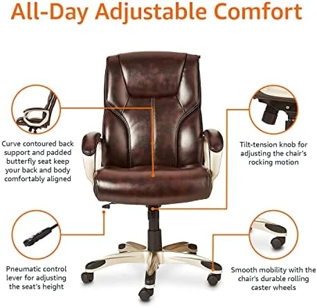 Executive High Back Office Chair — Smart Chairs, Amazon Basics