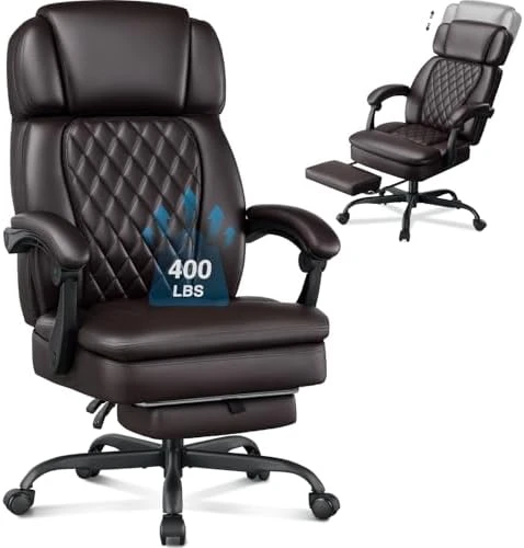 Executive Office Chair with Foot Rest for Heavy People — Smart Chairs, WAILOR
