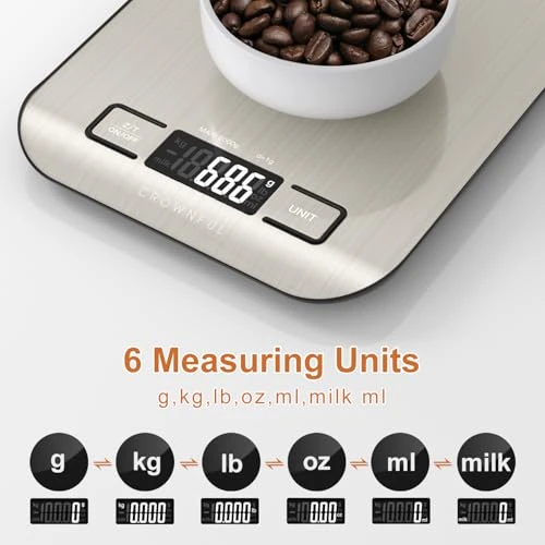 Food Scale — Kitchen Gadgets, CROWNFUL