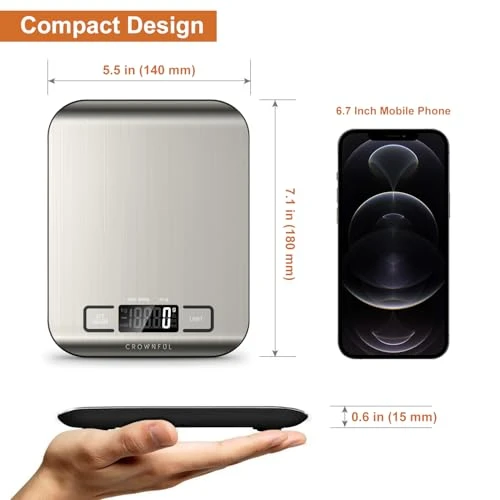 Food Scale — Kitchen Gadgets, CROWNFUL