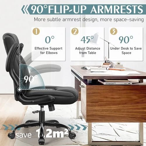 Leather Office Chair — Smart Chairs, Brick Attic
