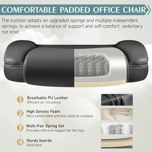 Leather Office Chair — Smart Chairs, Brick Attic