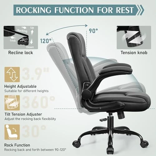 Leather Office Chair — Smart Chairs, Brick Attic