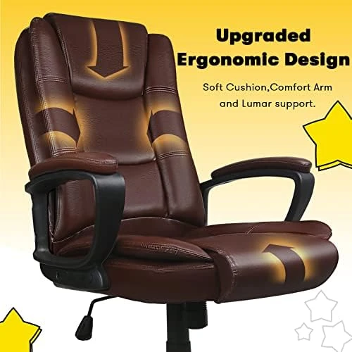 Leather Office Desk Chair — Smart Chairs, OFIKA
