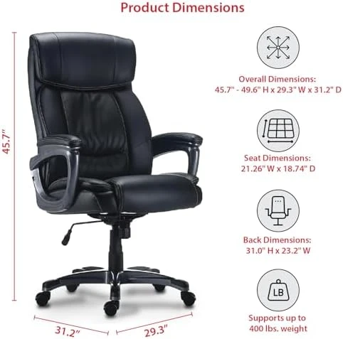 Lockland Ergonomic Managers Office Chair — Smart Chairs, STAPLES