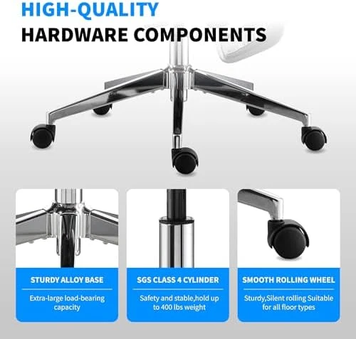 Mesh Ergonomic Office Chair with 6D Armrests — Smart Chairs, hujusko