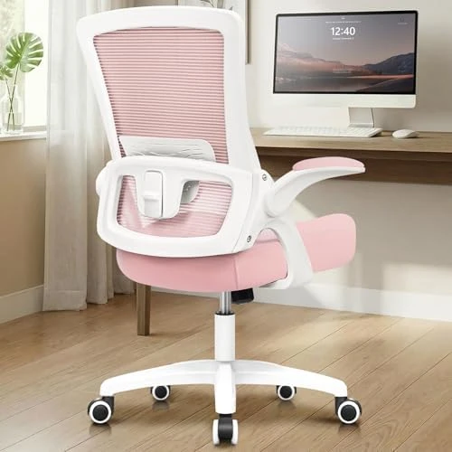 Office Desk Gaming Chair Computer High Back Mesh Seat with Rolling Wheels Ergonomic Adjustable Comfy Flip-up Armrests... — Smart Chairs, NEO CHAIR