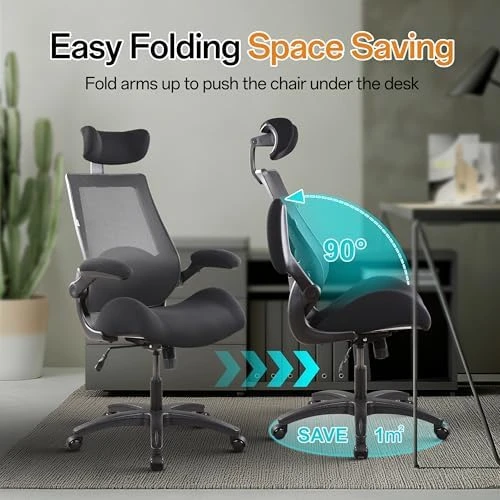 Big and Tall Ergonomic Executive Chair with Wide Seat — Smart Chairs, BOLISS