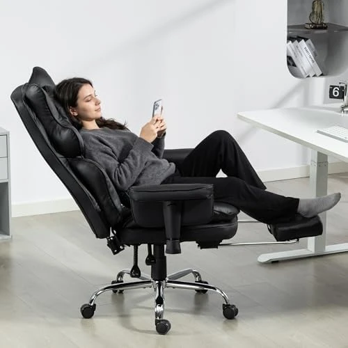 Big and Tall Massage Office Chair with Heat — Massage Chairs, Lanonuvia
