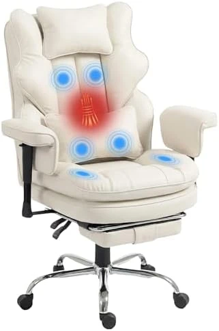 Big and Tall Massage Office Chair with Heat — Massage Chairs, Lanonuvia